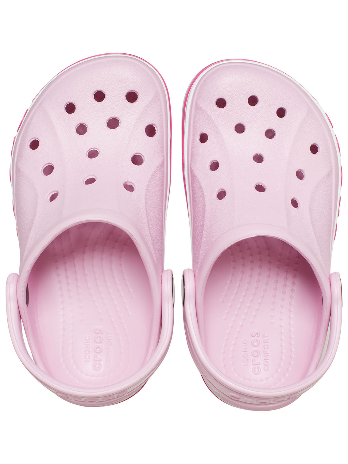 Zueco Niños Grandes Bayaband Clog Rosa Crocs