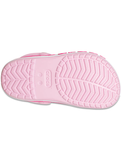 Zueco Niños Grandes Bayaband Clog Rosa Crocs