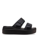 Sandalia Mujer Plataforma Brooklyn Buckle Negro Crocs