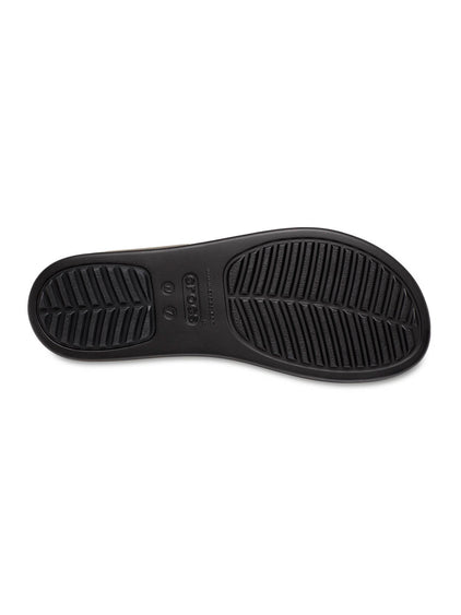 Sandalia Mujer Plataforma Brooklyn Buckle Negro Crocs