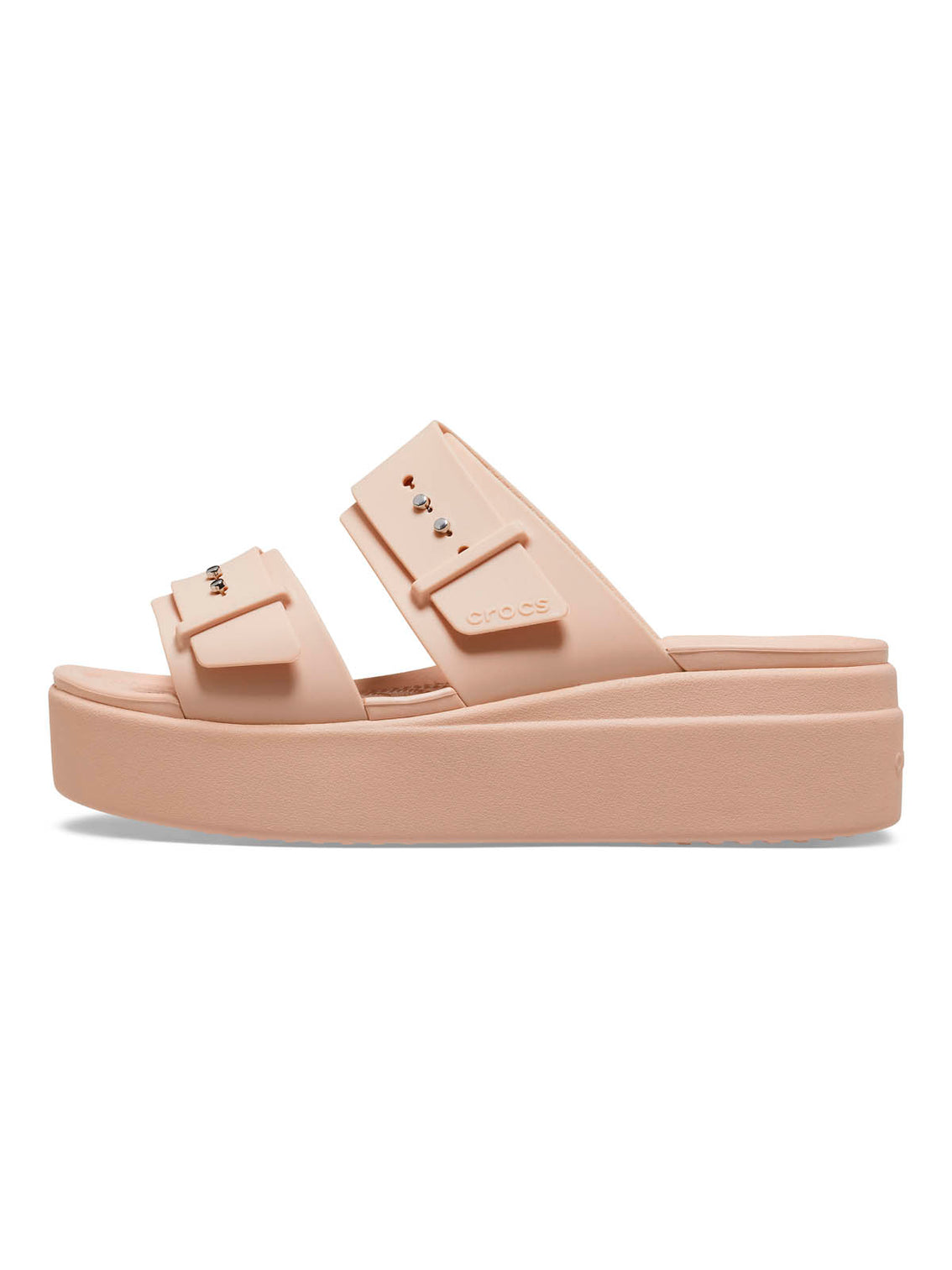 Sandalia Mujer Plataforma Brooklyn Buckle Rosa Crocs