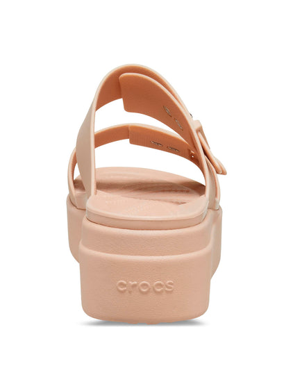 Sandalia Mujer Plataforma Brooklyn Buckle Rosa Crocs