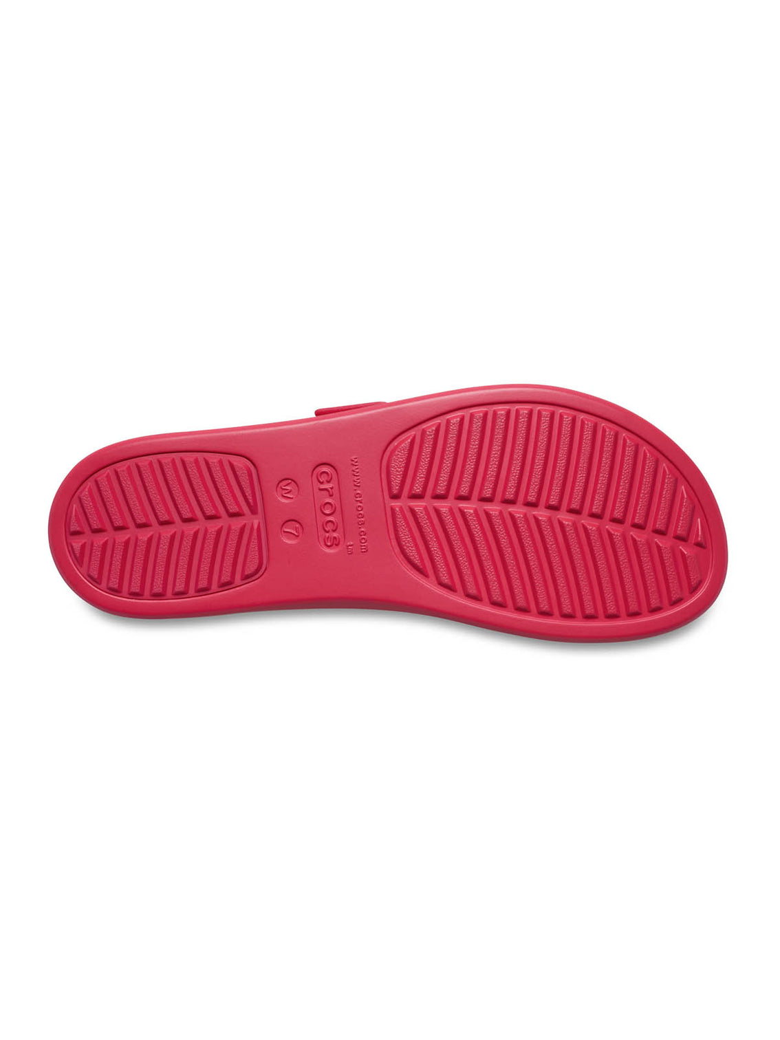Sandalia Mujer Plataforma Brooklyn Buckle Rojo Crocs