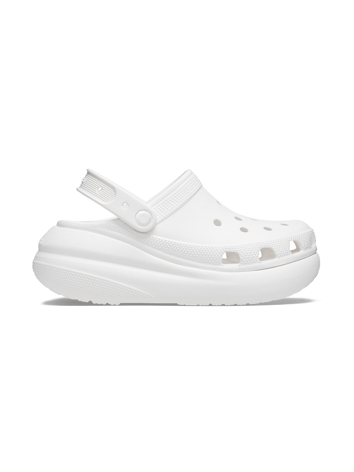 Zueco Plataforma Unisex Crush Clog Blanco Crocs
