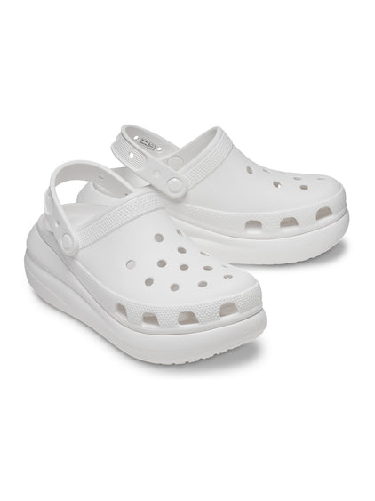 Zueco Plataforma Unisex Crush Clog Blanco Crocs