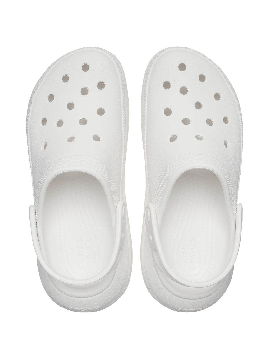 Zueco Plataforma Unisex Crush Clog Blanco Crocs
