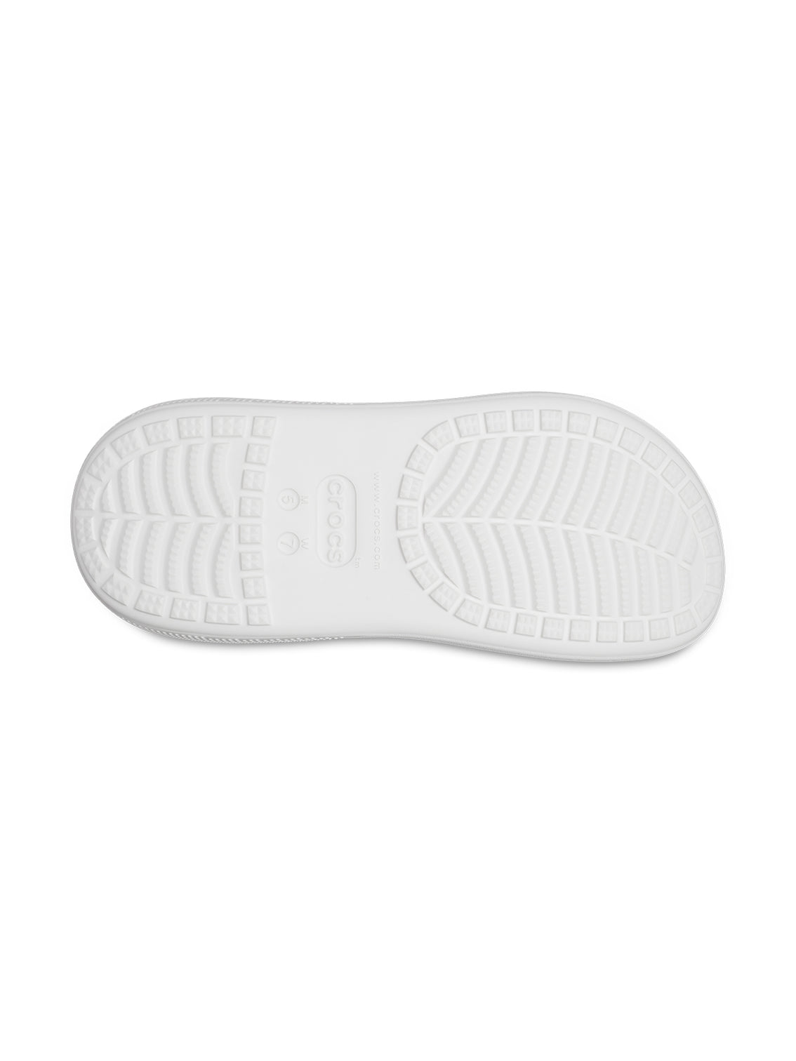 Zueco Plataforma Unisex Crush Clog Blanco Crocs