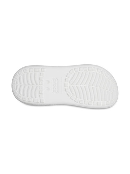 Zueco Plataforma Unisex Crush Clog Blanco Crocs