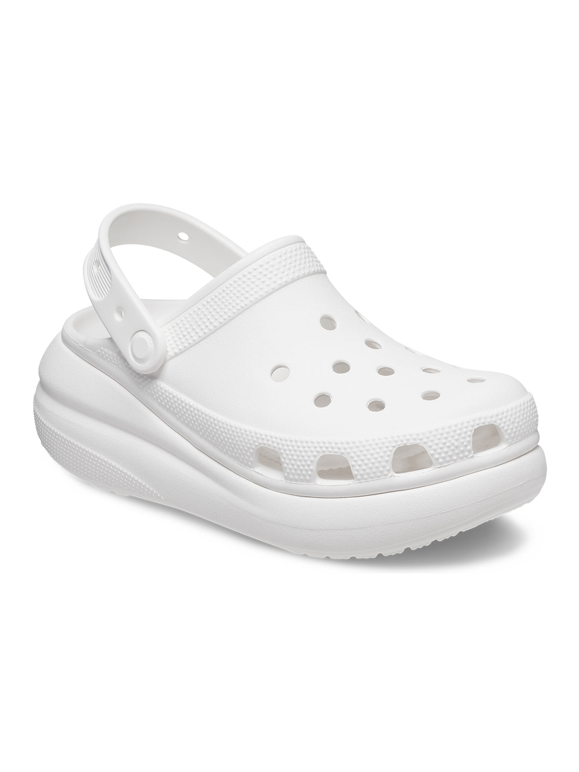 Zueco Plataforma Unisex Crush Clog Blanco Crocs