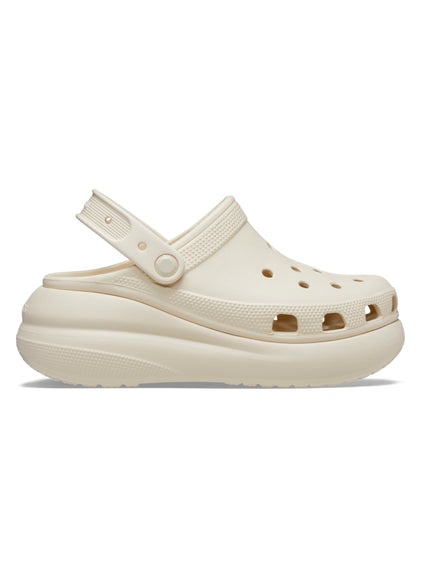 Zueco Plataforma Unisex Crush Clog Beige Crocs