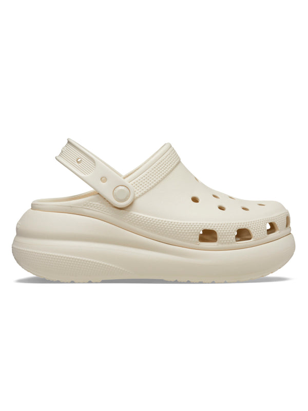 Zueco Plataforma Unisex Crush Clog Beige Crocs