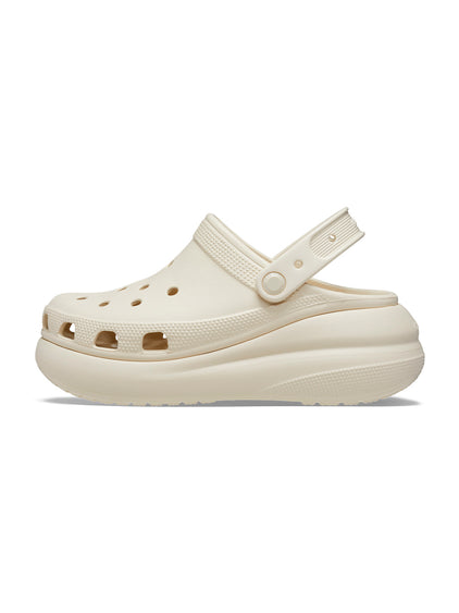 Zueco Plataforma Unisex Crush Clog Beige Crocs