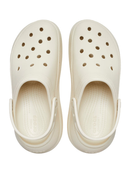 Zueco Plataforma Unisex Crush Clog Beige Crocs