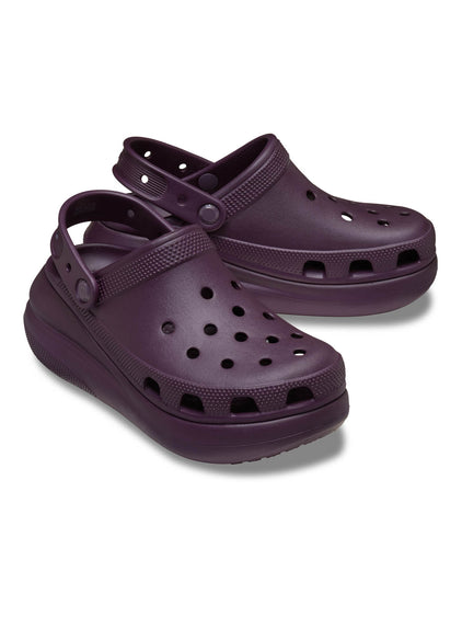 Zueco Plataforma Unisex Crush Clog Morado Uva Crocs