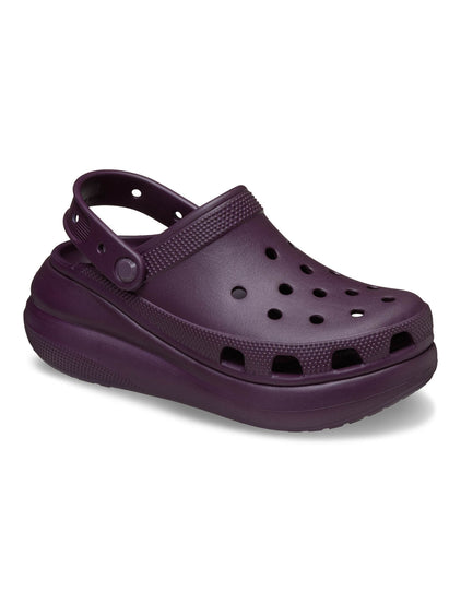 Zueco Plataforma Unisex Crush Clog Morado Uva Crocs