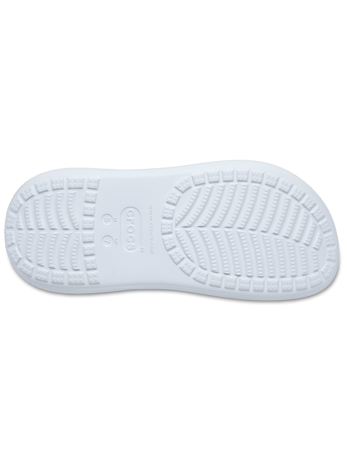 Zueco Unisex Plataforma Crush Clog Azul Crocs