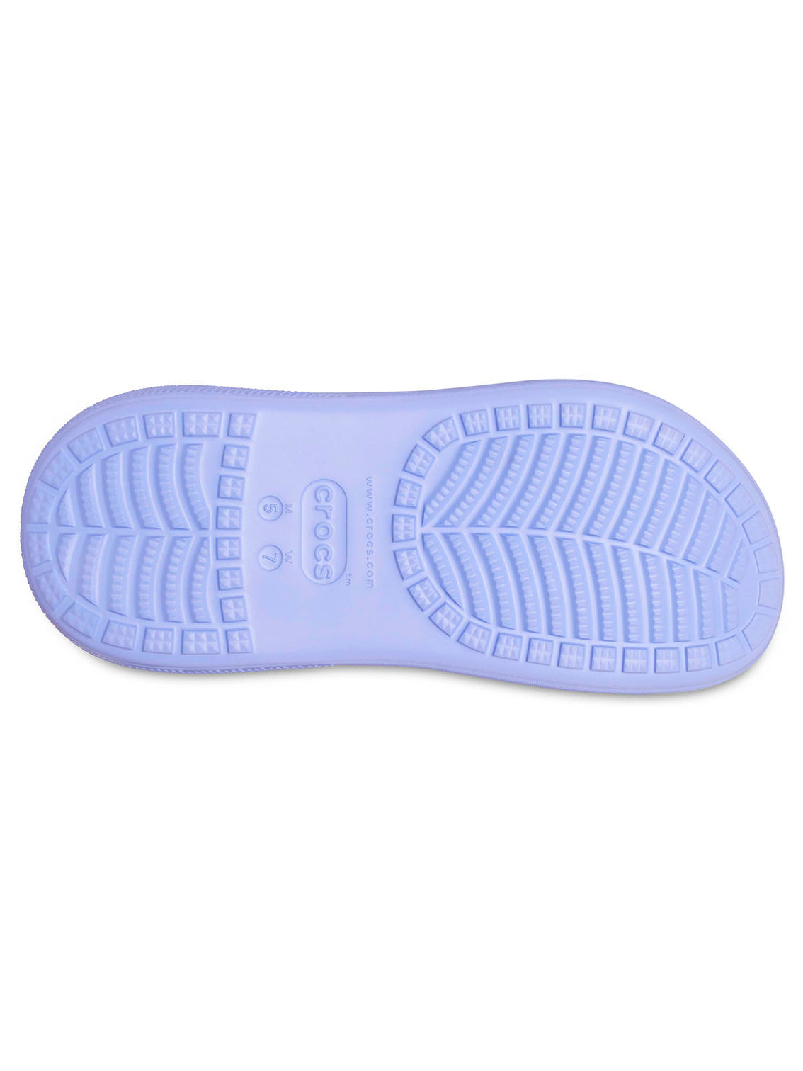 Zueco Plataforma Unisex Crush Clog Violeta Crocs