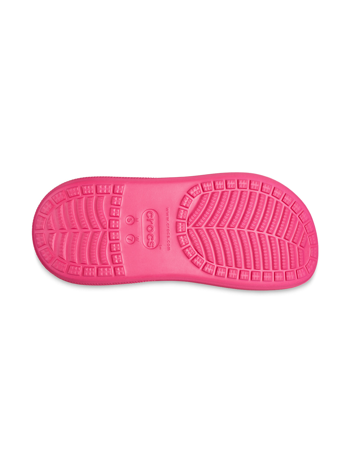 Zueco Plataforma Unisex Crush Clog Rosa Crocs