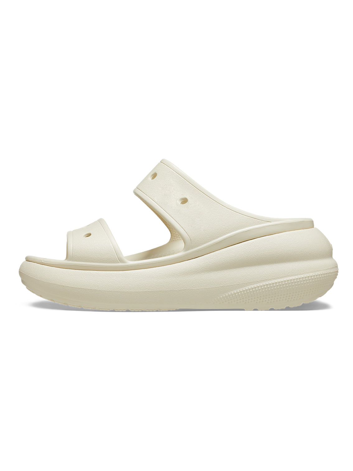 Sandalia Plataforma Unisex Crush Beige Crocs