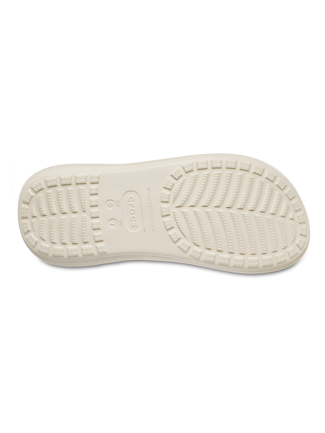 Sandalia Plataforma Unisex Crush Beige Crocs