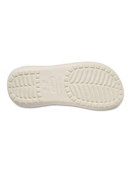 Sandalia Plataforma Unisex Crush Beige Crocs