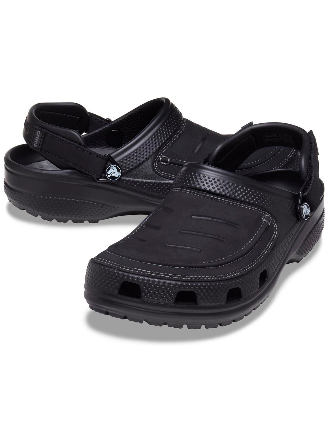Zueco Hombre Yukon Vista LiteRide Clog Negro Crocs