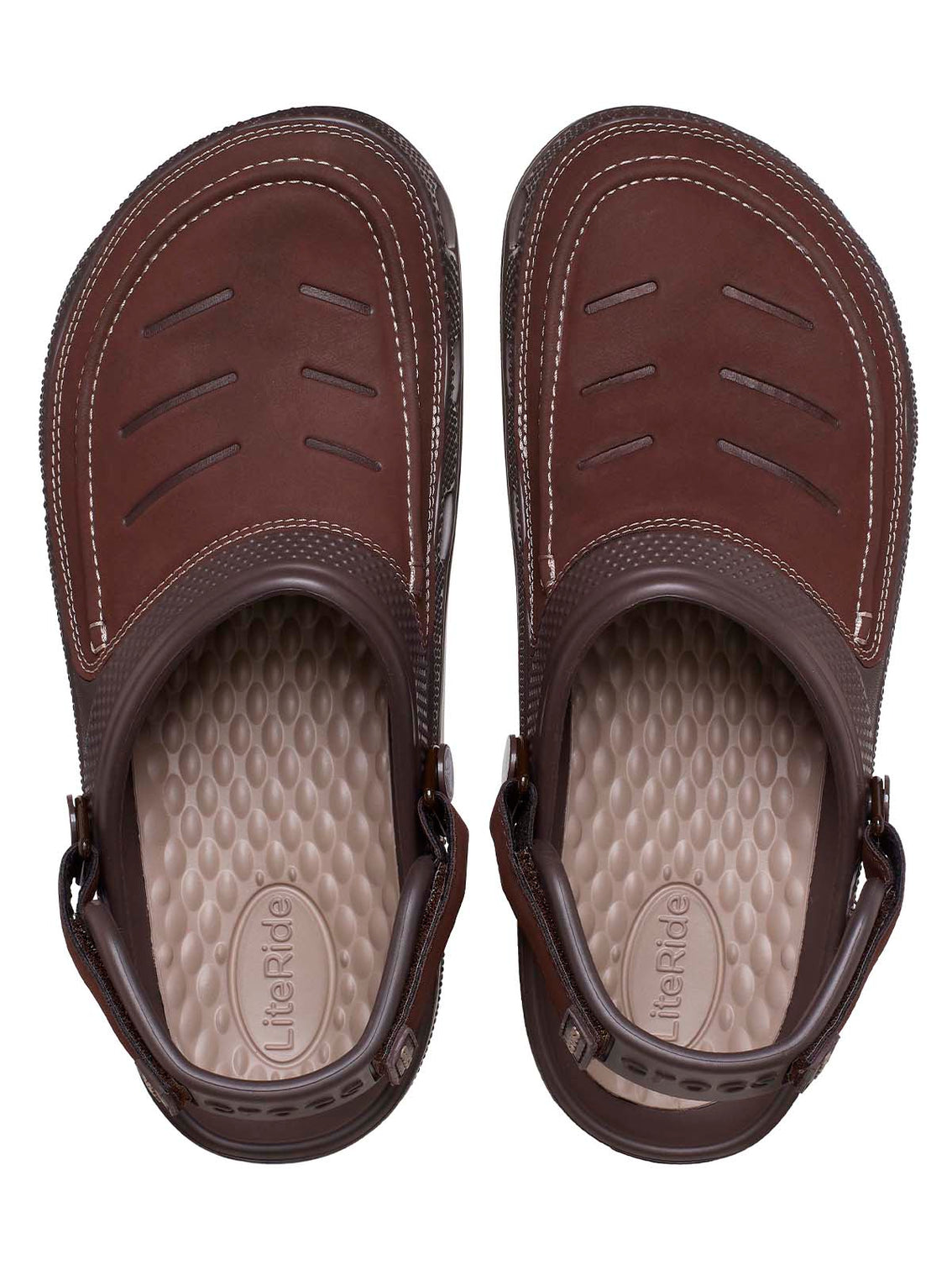 Zueco Hombre Yukon Vista LiteRide Clog Café Crocs