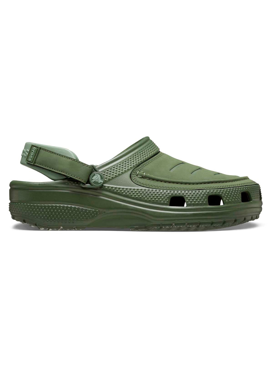 Zueco Hombre Yukon Vista LiteRide Clog Verde Crocs