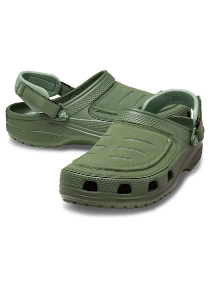 Zueco Hombre Yukon Vista LiteRide Clog Verde Crocs
