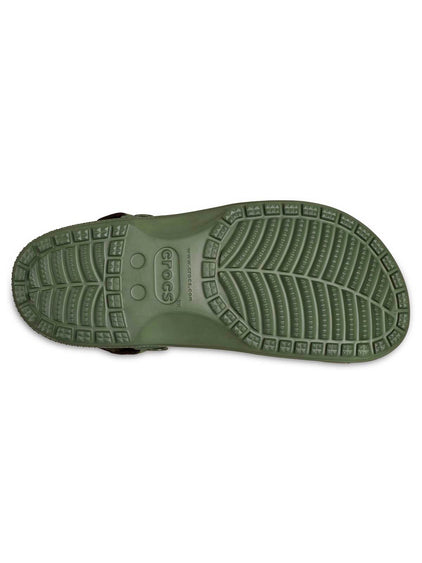Zueco Hombre Yukon Vista LiteRide Clog Verde Crocs