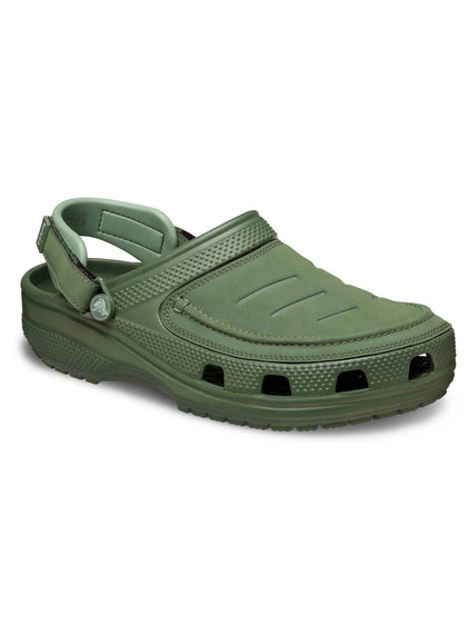 Zueco Hombre Yukon Vista LiteRide Clog Verde Crocs