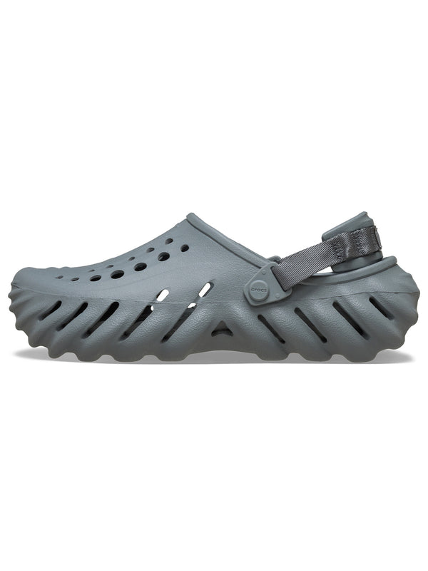 Zueco Unisex Echo Clog Plomo Crocs