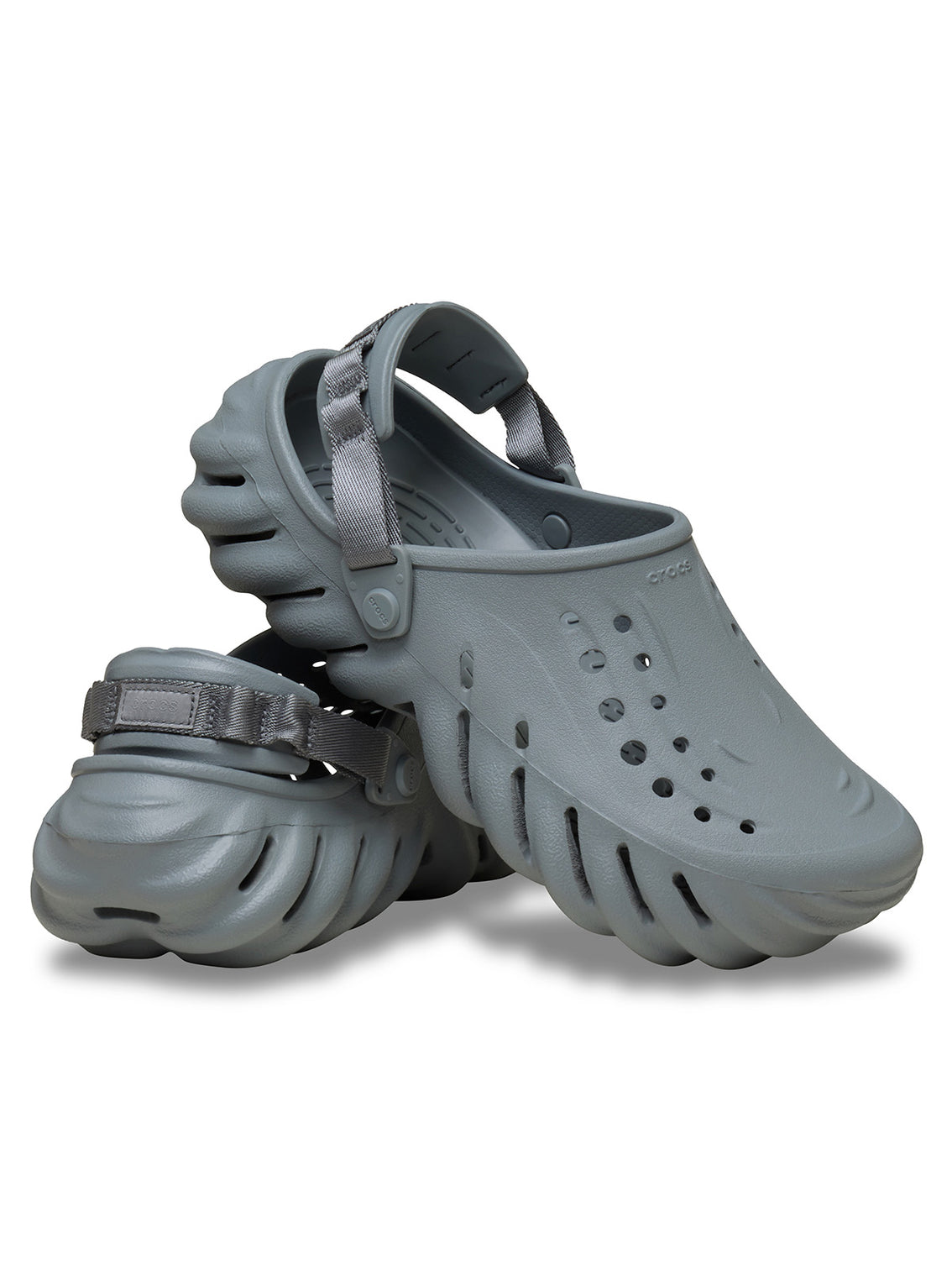 Zueco Unisex Echo Clog Plomo Crocs