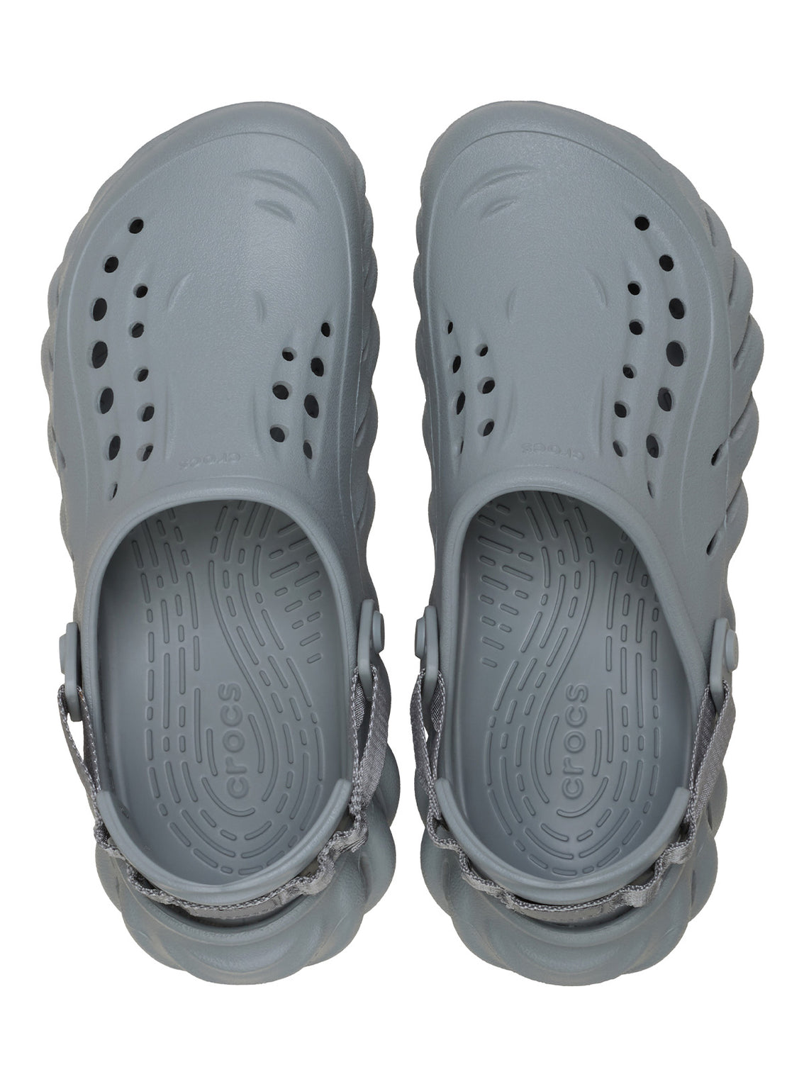 Zueco Unisex Echo Clog Plomo Crocs