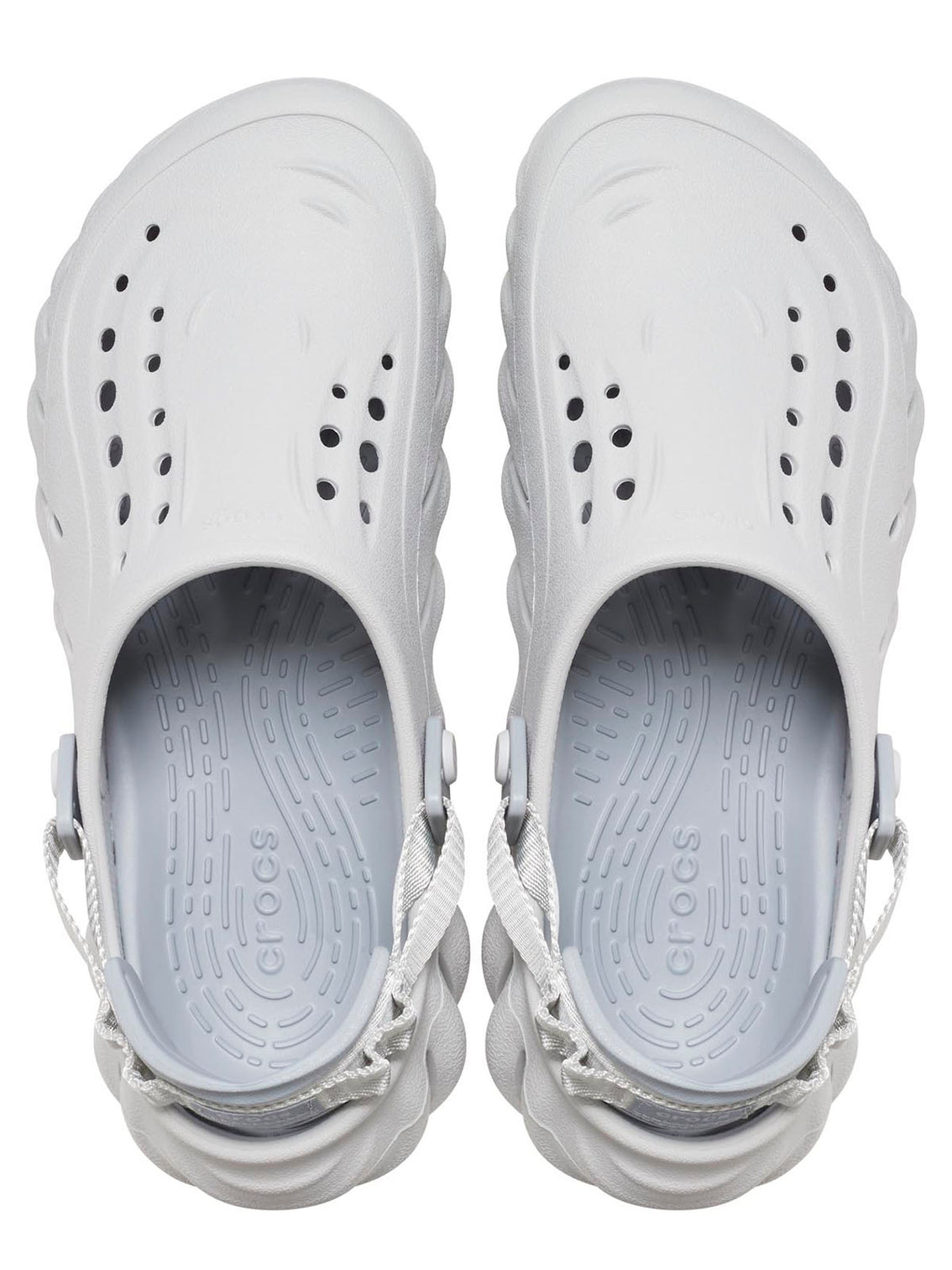 Zueco Unisex Echo Clog Gris Crocs