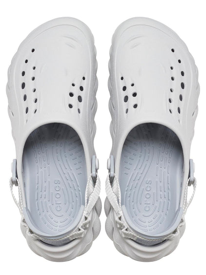 Zueco Unisex Echo Clog Gris Crocs