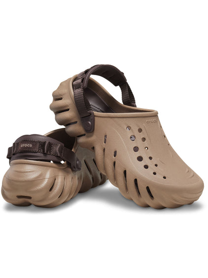 Zueco Unisex Echo Clog Café Crocs