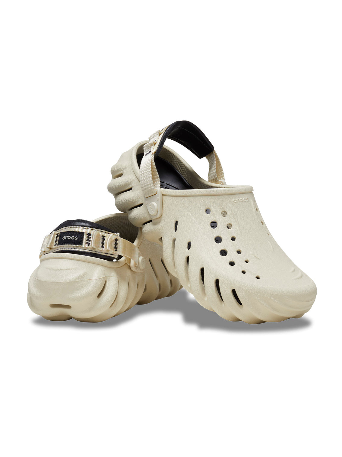 Zueco Unisex Echo Clog Beige Crocs