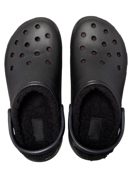 Zueco Plataforma Mujer Classic Lined Negro Crocs