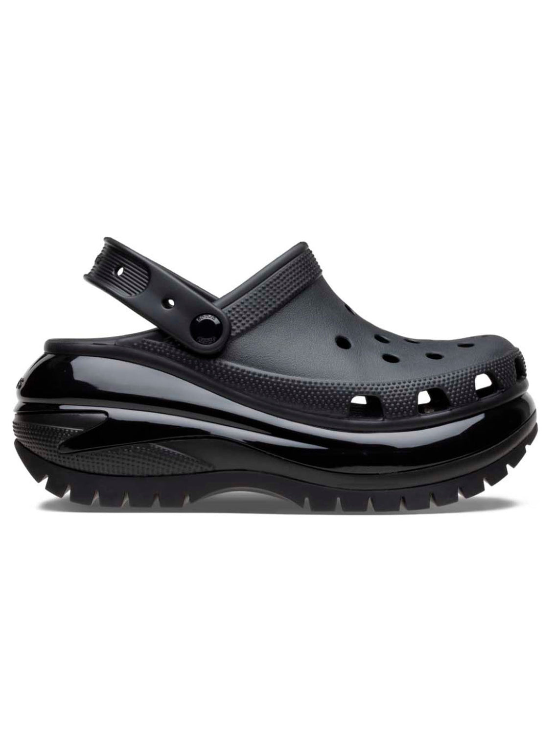 Zueco Plataforma Unisex Mega Crush Clog Negro Crocs