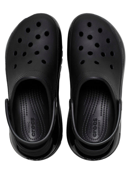 Zueco Plataforma Unisex Mega Crush Clog Negro Crocs