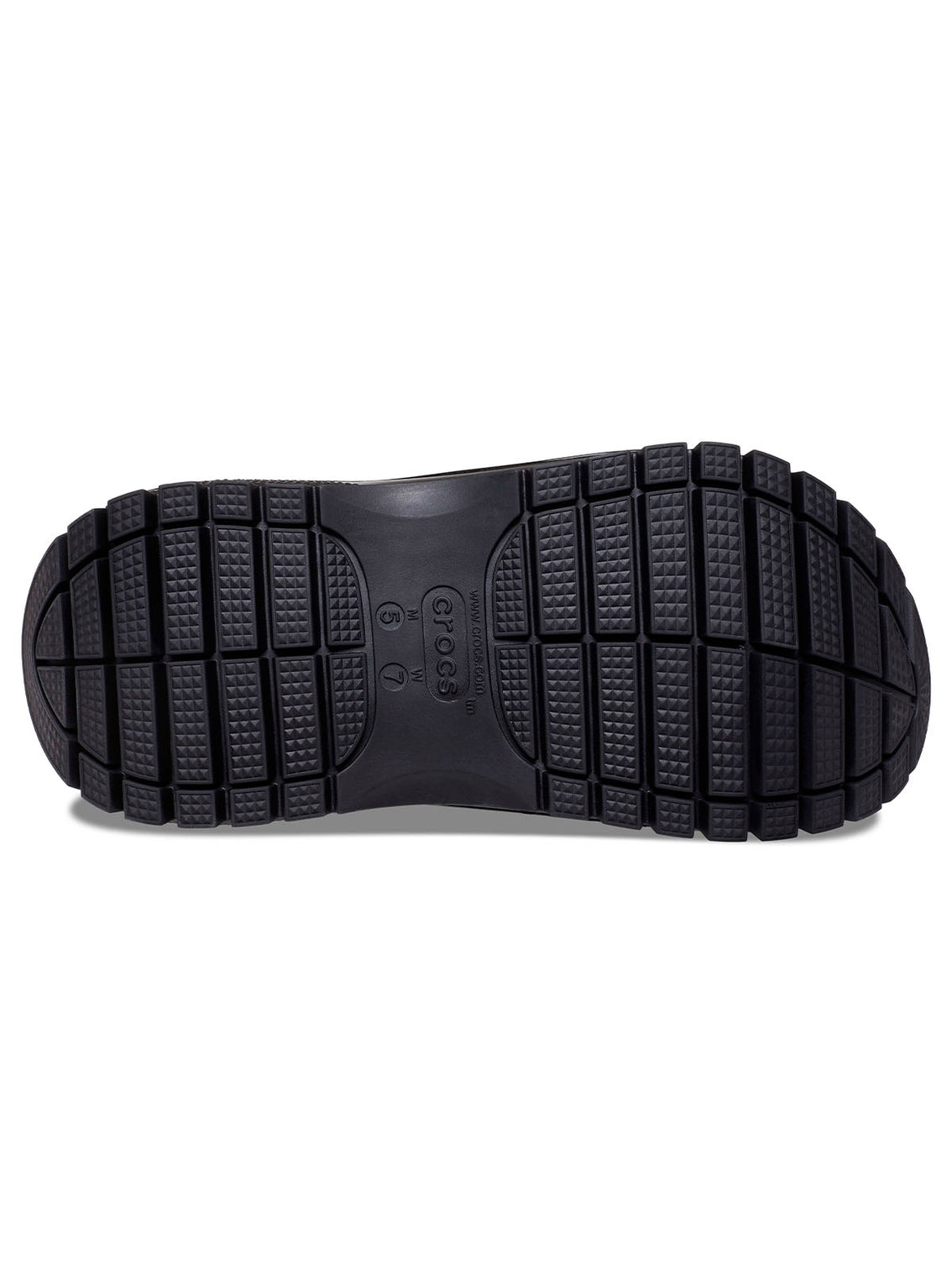 Zueco Plataforma Unisex Mega Crush Clog Negro Crocs