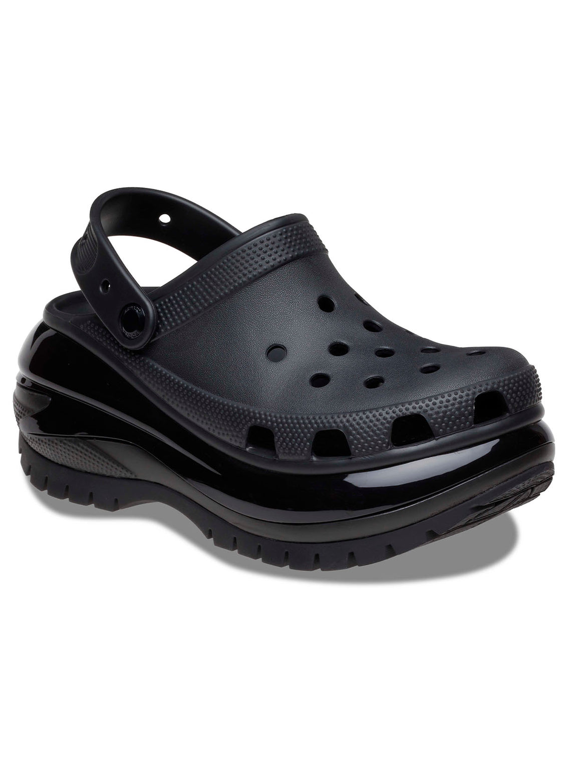 Zueco Plataforma Unisex Mega Crush Clog Negro Crocs