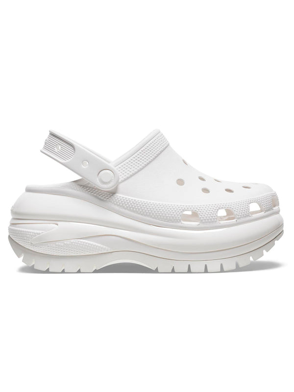 Zueco Plataforma Unisex Mega Crush Clog Blanco Crocs