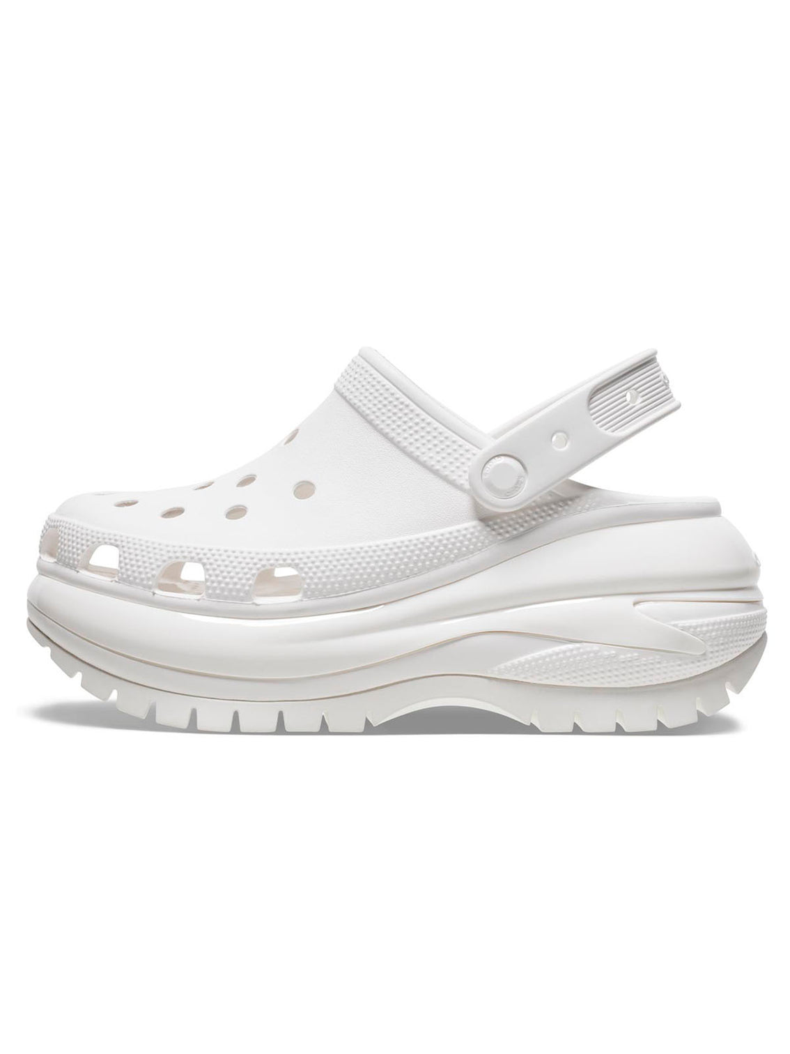 Zueco Plataforma Unisex Mega Crush Clog Blanco Crocs