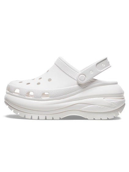 Zueco Plataforma Unisex Mega Crush Clog Blanco Crocs