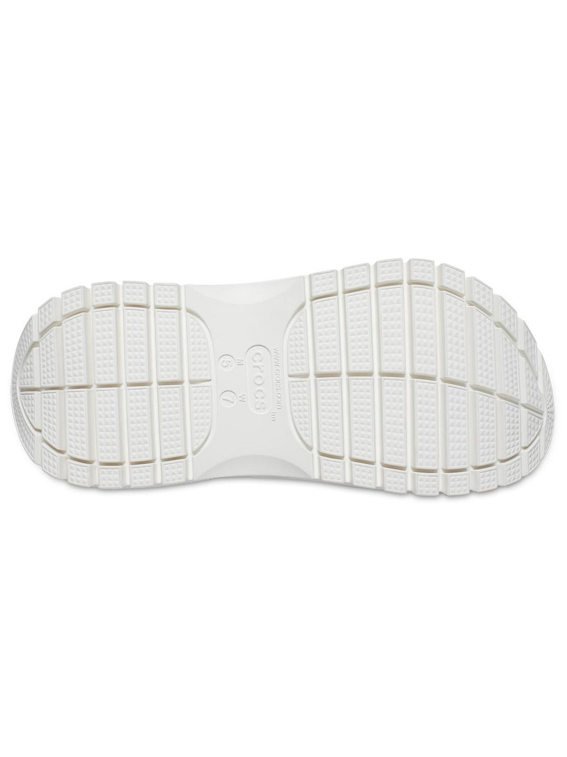 Zueco Plataforma Unisex Mega Crush Clog Blanco Crocs
