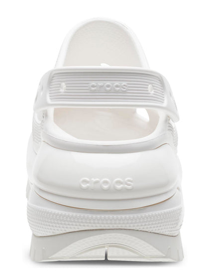Zueco Plataforma Unisex Mega Crush Clog Blanco Crocs