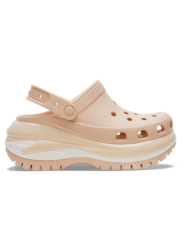 Zueco Plataforma Unisex Mega Crush Clog Café Crocs