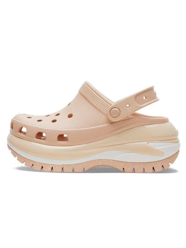 Zueco Plataforma Unisex Mega Crush Clog Café Crocs
